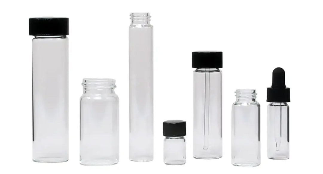Clear Borosilicate Glass Vials
