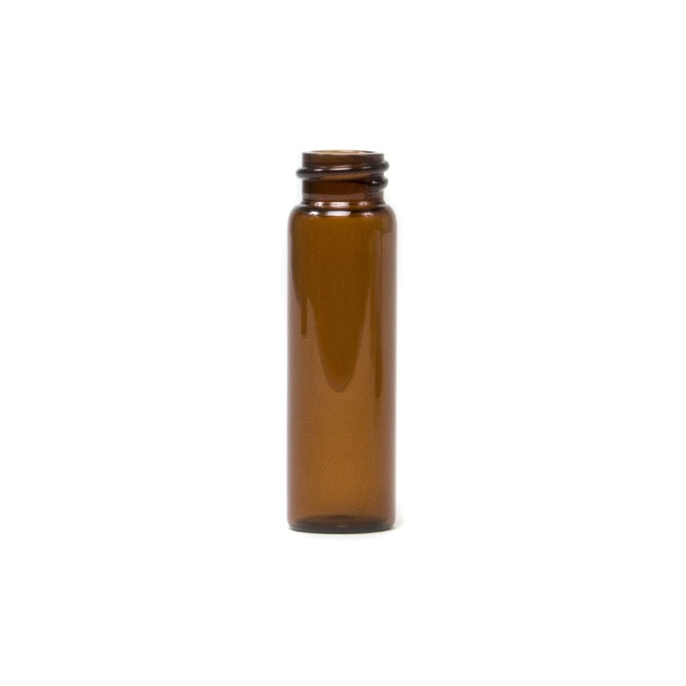 4 Dram 15ml Amber Borosilicate Glass Vial Made in USA for Essential Oils
