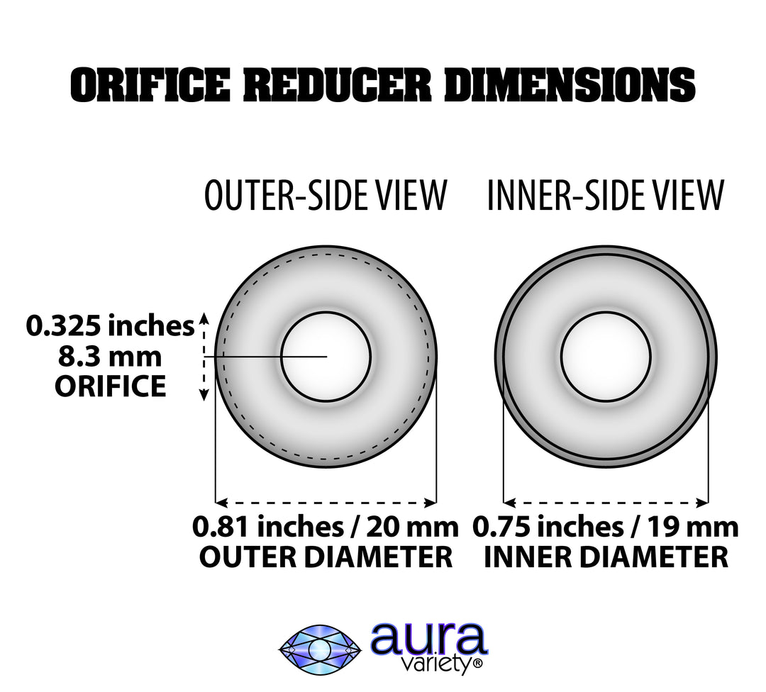 .325 Flow Max Orifice Reducer for Hot Sauce - 24mm Woozy Bottle Dripper