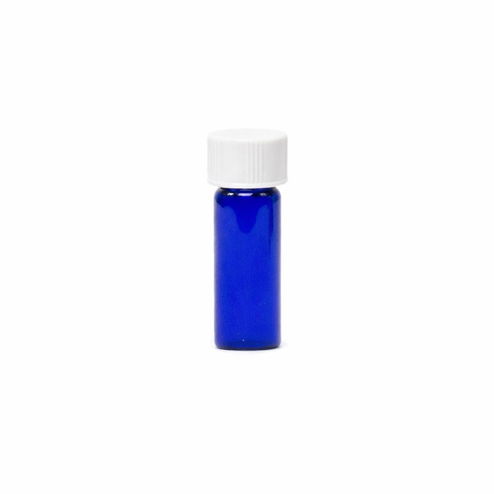 1 Dram (3.7 ml) Cobalt Blue Borosilicate Glass Vial #B910 1