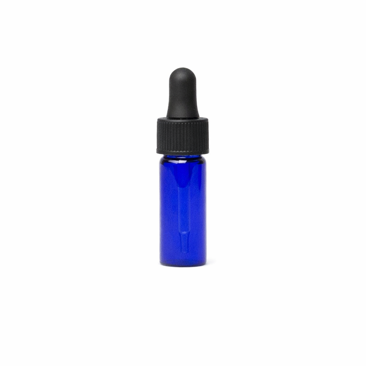 1 Dram (3.7 ml) Cobalt Blue Borosilicate Glass Vial #B910 1