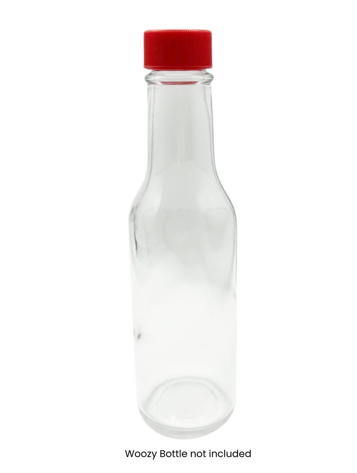 Red Screw Caps 24-414 for Woozy Bottles Hot Sauce - Foam Liner
