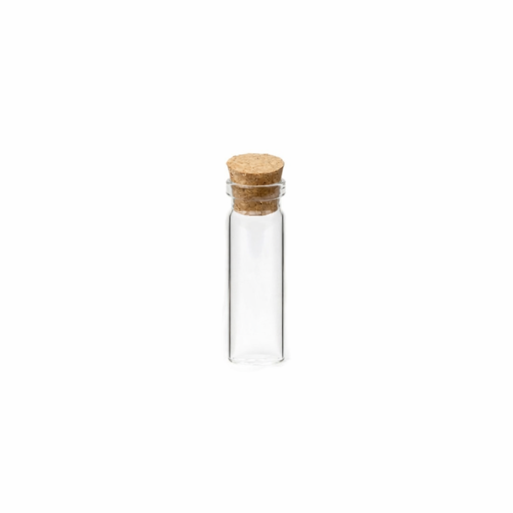 1 Dram Patent Lip Glass Vial (15x45mm) – Clear Borosilicate Glass #S900 1