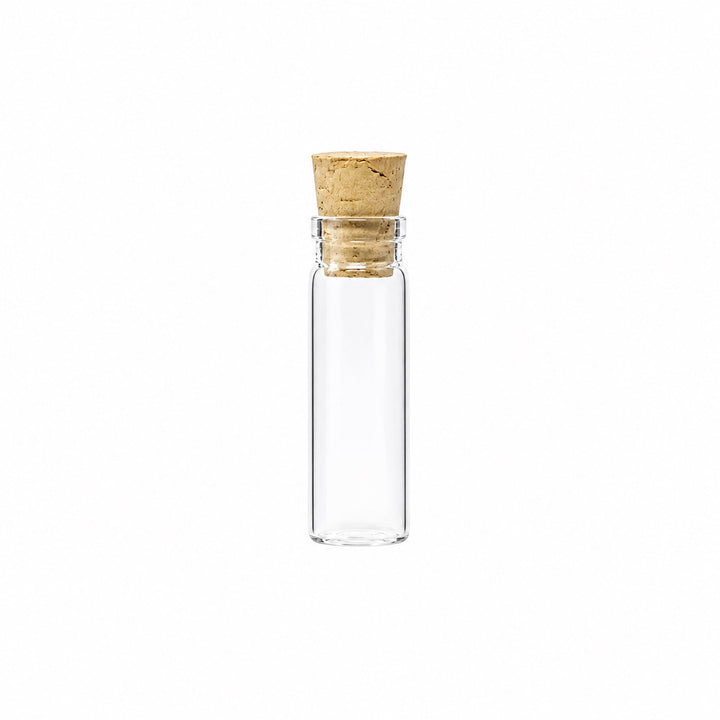 1 Dram Patent Lip Glass Vial (15x45mm) – Clear Borosilicate Glass #S900 1