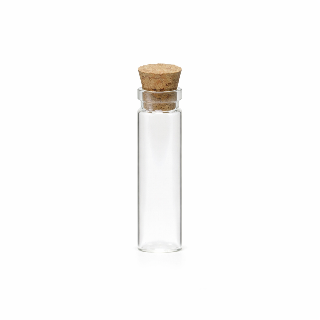 Clear Patent Lip Glass Vial 3 Dram #S900 3