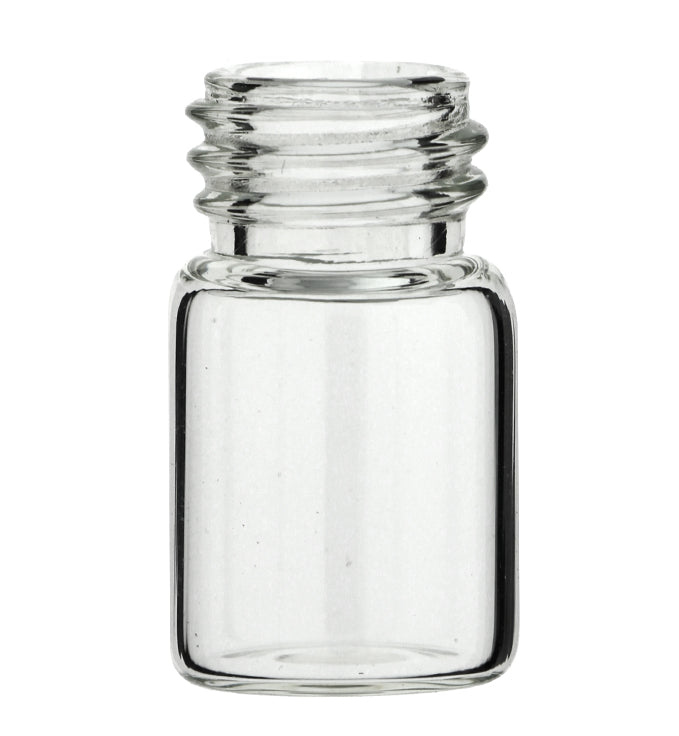1/2 Dram Clear Borosilicate Glass Vial #12x32mm Short