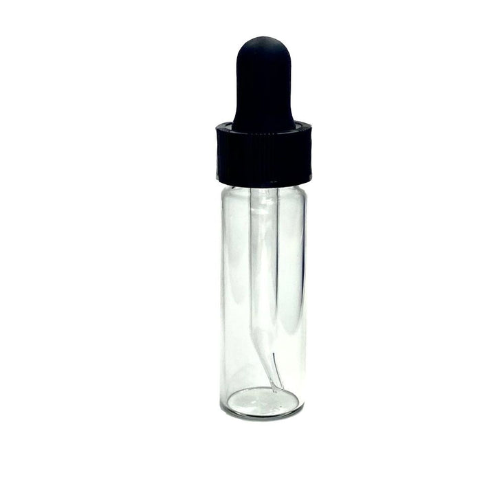 4 Dram 71mm Glass Dropper w/ Silicone Rubber Bulb #Cap Drop 18-4