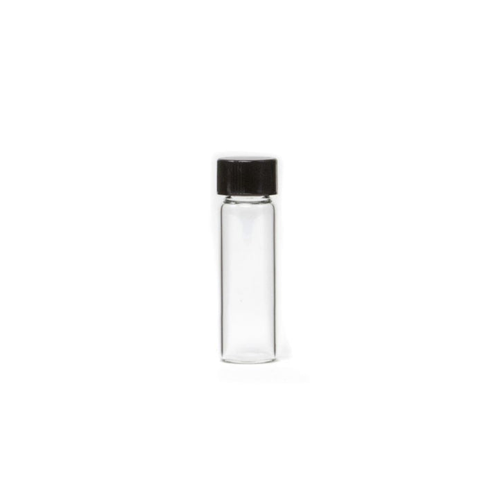 1/2 Dram Clear Borosilicate Glass Vial Tall #S910 1/2