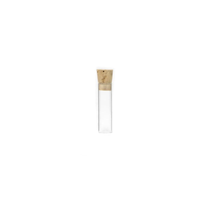 Glass Shell Borosilicate Vial Flat Bottom 1/4 Dram #S930 1/4