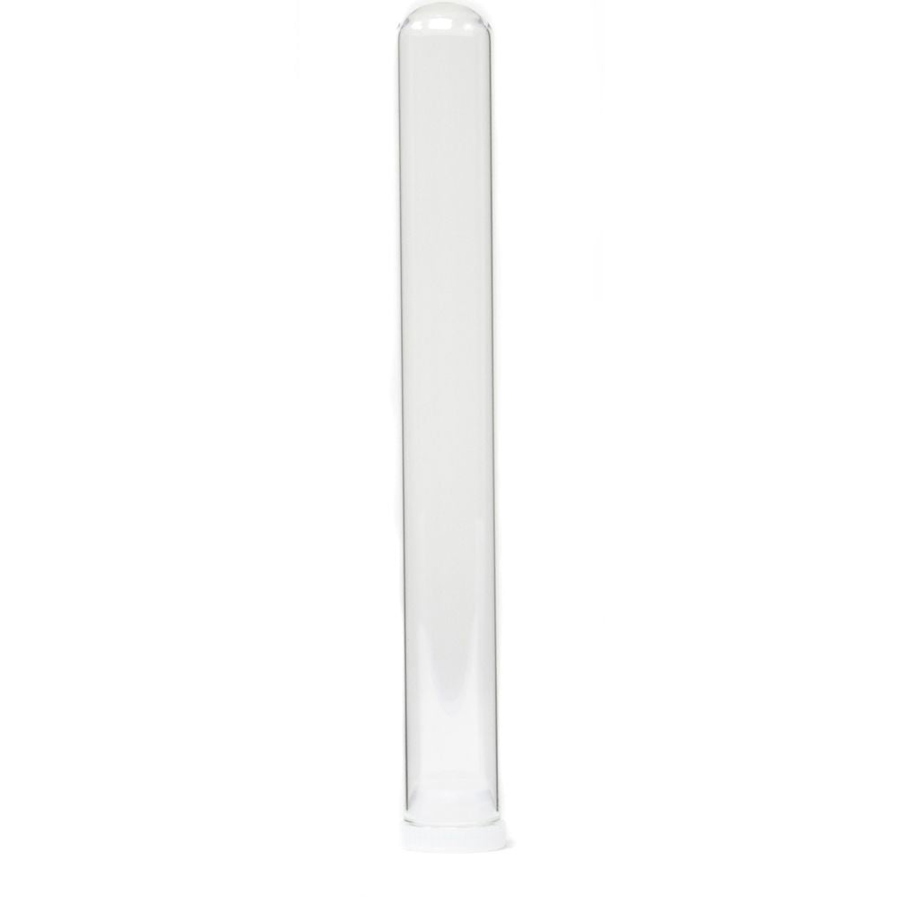 Glass Shell Borosilicate Vial Round Bottom 21 Dram 24.5x203mm #SS RB 8